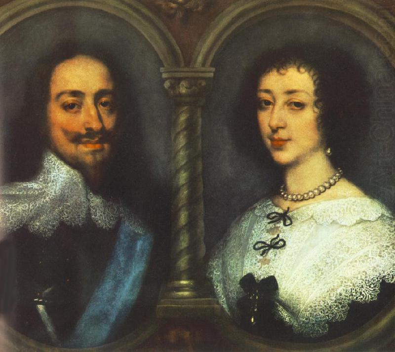 DYCK, Sir Anthony Van Charles I of England and Henrietta of France dfg china oil painting image